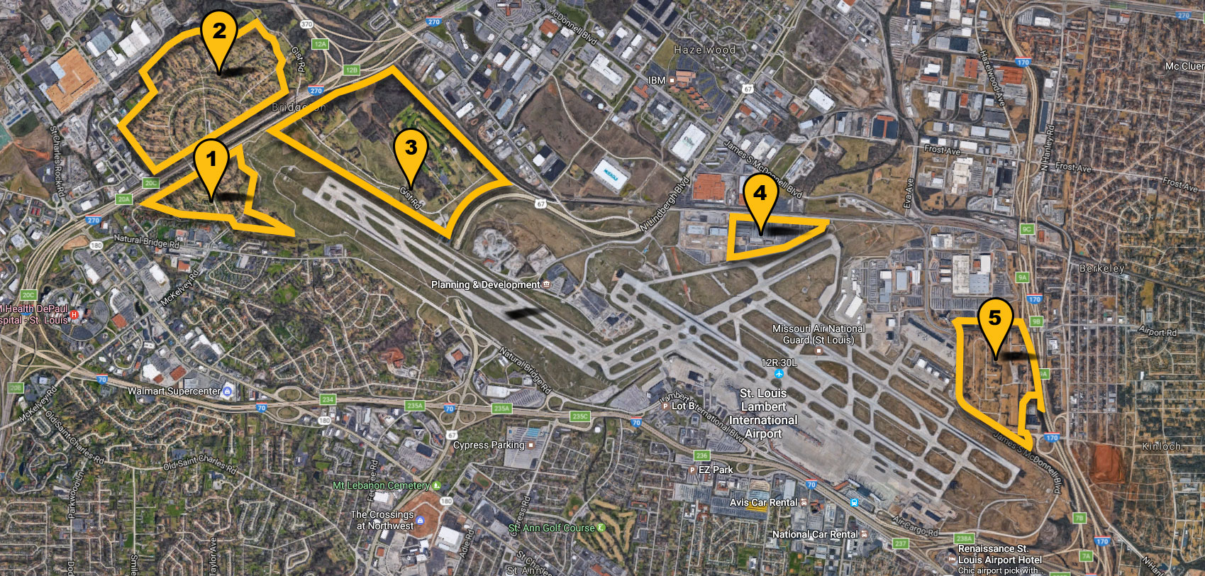 St. Louis Lambert International Airport Sites - The Freightway
