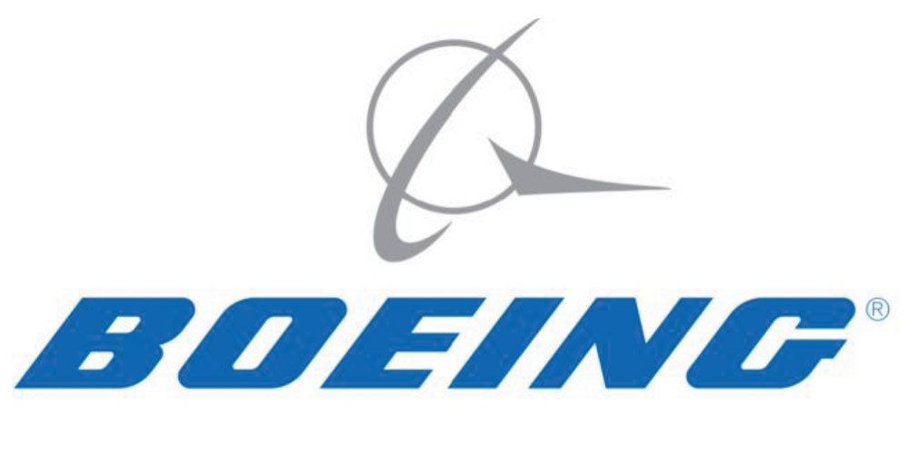 Boeing logo.