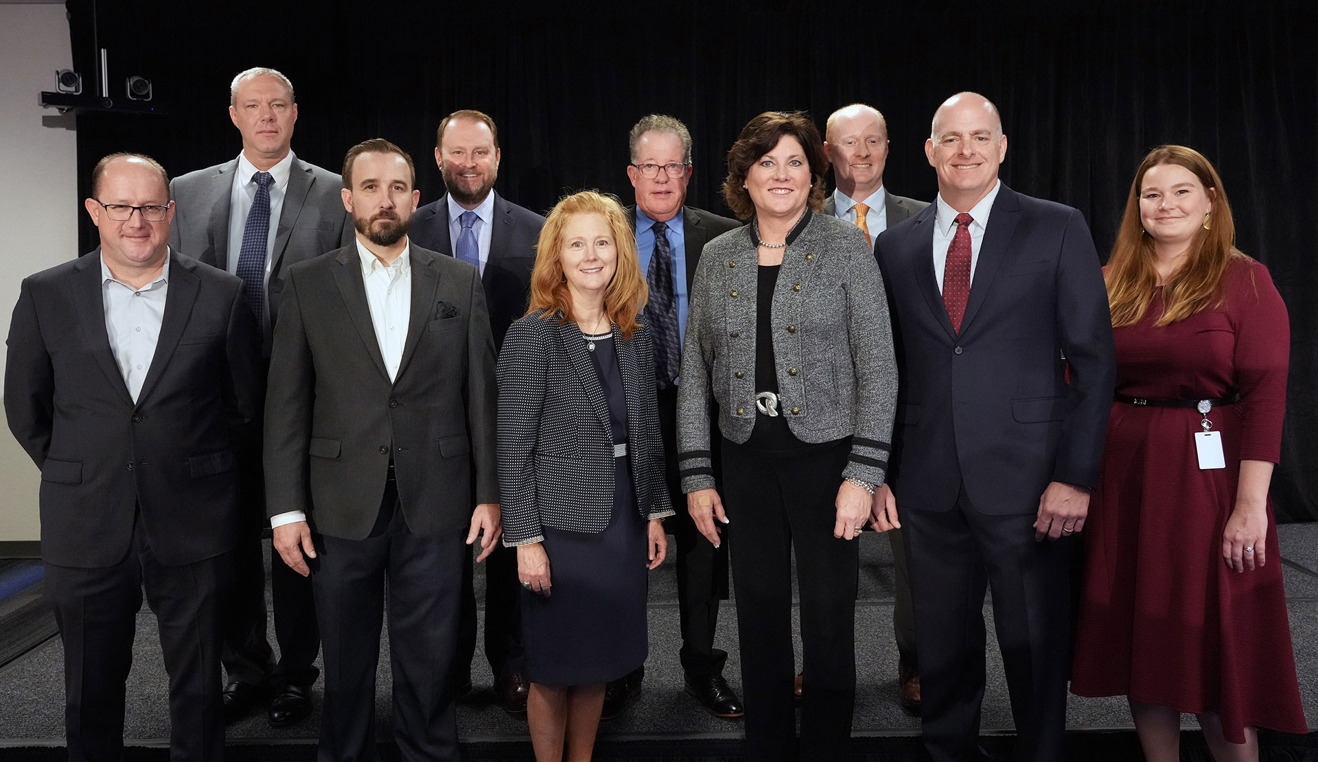 The St. Louis Regional Aerospace Manufacturing and Aviation Taskforce group photo.